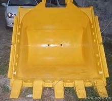 강도 발굴기 발굴 버킷 노란색/검은 Q355/NM400/Hardox400 새 맞춤형 무게 280-4300kg