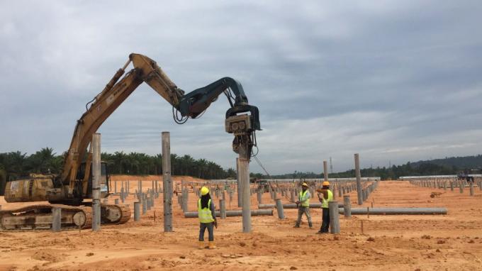 파일 드라이버 부착물 2800rmp 굴삭기 진동 망치 7