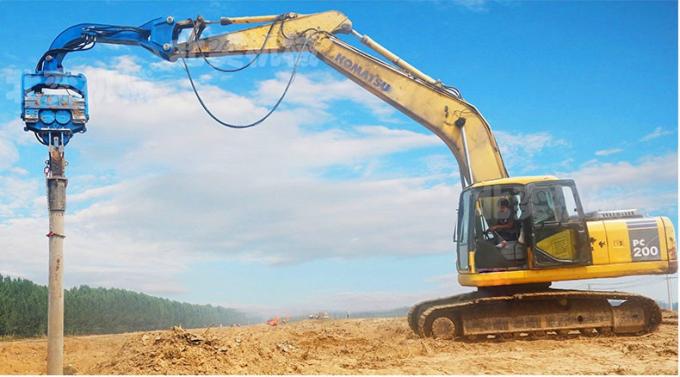 파일 드라이버 부착물 2800rmp 굴삭기 진동 망치 6