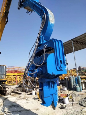 Hydraulic Pile Hammer Equipment Q355b Excavator Mounted Pile Hammer For PC336 PC360
