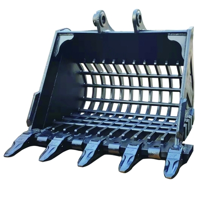 품질  AX17U-4 Skid Steer Skeleton Bucket 1.5m3 For Mining Sorting Rock 공장