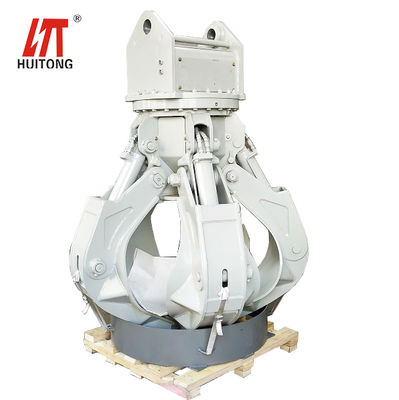 5-9 톤 발굴기 호환 Huitong 오렌지 껍질 잡기 폐기물 / 폐기물 취급에 이상적입니다 사용자 정의 및 CE 승인