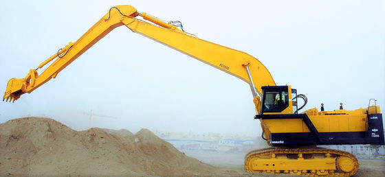 맞춤형 제조사 직판 굴삭기 22m 롱 리치 붐 Q355/Q690 강철, CAT349/Hyundai R500 롱 리치 붐 중장비 작업 환경에 적합