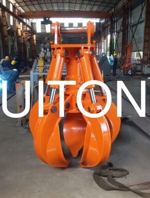 EC170 ZX170 SK200 17-26 톤 굴착기를 위한 주문을 받아서 만들어진 굴착기 주황색 껍질 횡령은 저항하는 유압 주황색 껍질 횡령을 착용합니다