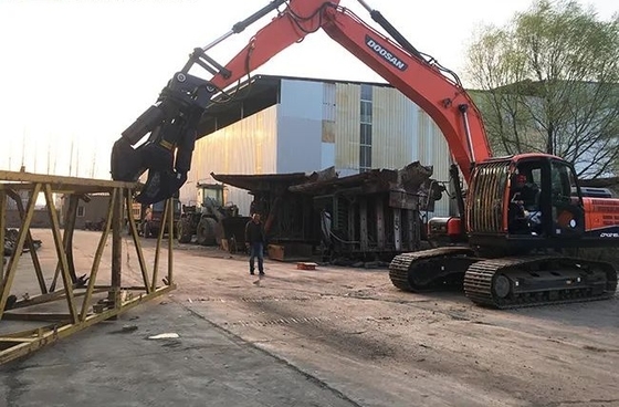 Excavator bucket crusher 18-24 ton excavator stone crusher hydraulic stone breaker demolition excavator