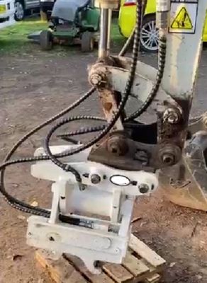 후이통 굴삭기 퀵 틸트 히치 HT 3-5톤 150kg CAT/Komatsu 호환 수동 잠금