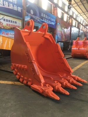 후이통 굴삭기 암반 버킷, 가역 팁 포함, 16T 채석장/철거용 광산 버킷, OEM 가능