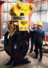 300-14500KG 발굴 회전 잡기 블랙 / 파란색 중량용 응용 프로그램