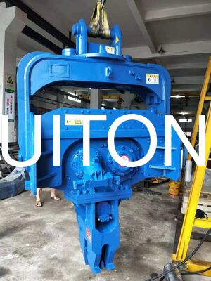 HUITONG 발굴기 진동형 수압 스파일 망치 PC150/CAT315 1.3T 건물/교기 기초/수력 공학