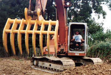 농장 잡을 위한 iso9001 Mn Q355 굴삭기 뿌리뽑는 기계