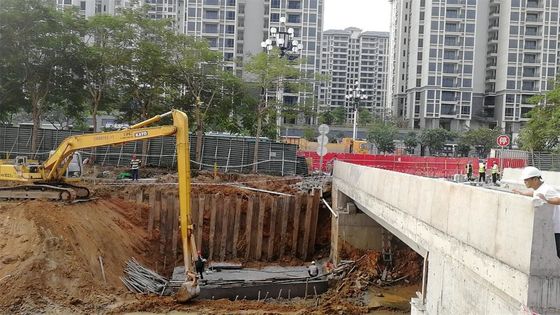 볼보 PC 300용 24300kg 작동 장거리 굴착기 붐