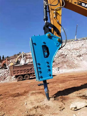 135MM 직경 Chiesl OEM 길이 20톤 발굴기 핫 판매 로크 브레이커 저소음 수압 박스 유형 브레이커 망치