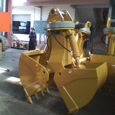 HUITONG 고품질 10T 20T Excavator 수압 클램 셸 Grab Bucket Shell Bucket for PC200 Excavator