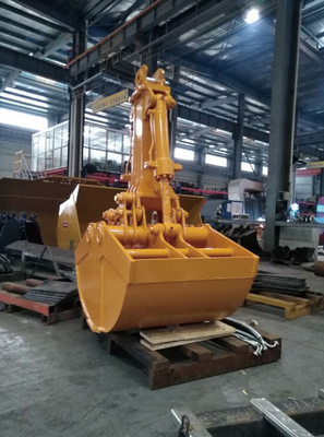 무거운 용량 플라스틱 클램 셸 버킷 용량 Hardox450/500/550