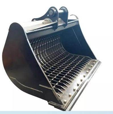 노란색 검은색 Q355B NM400 Hardox550 각종 발굴 작업용 발굴기 골격 버킷