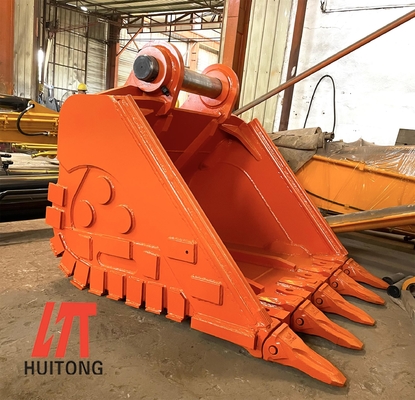 HUITONG 맞춤형 발굴기 HD 버킷 중량 버킷 발굴기 CAT320 EX120에 대한 강화 된 바위 버킷