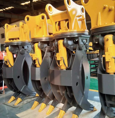 Q355B/NM400/HARDOX450 발굴기 360 회전 수압형 9톤 CAT310 고효율 목재 잡기