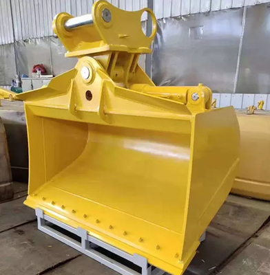 Customizable Red and Yellow Excavator Tilt Bucket for Various Capacity and Opening