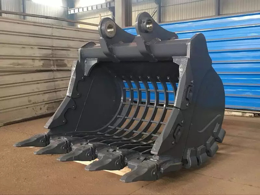 고품질 HARDOX450 맞춤형 발굴기 버킷 CAT310 0.4M3 골격 버킷 공장 직판
