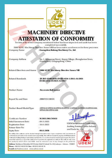 중국 Guangzhou Huitong Machinery Co., Ltd. 인증